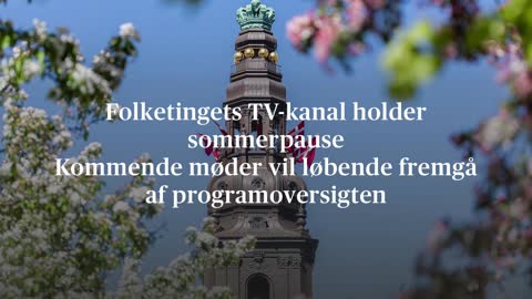TV from the Danish Parliament live TV